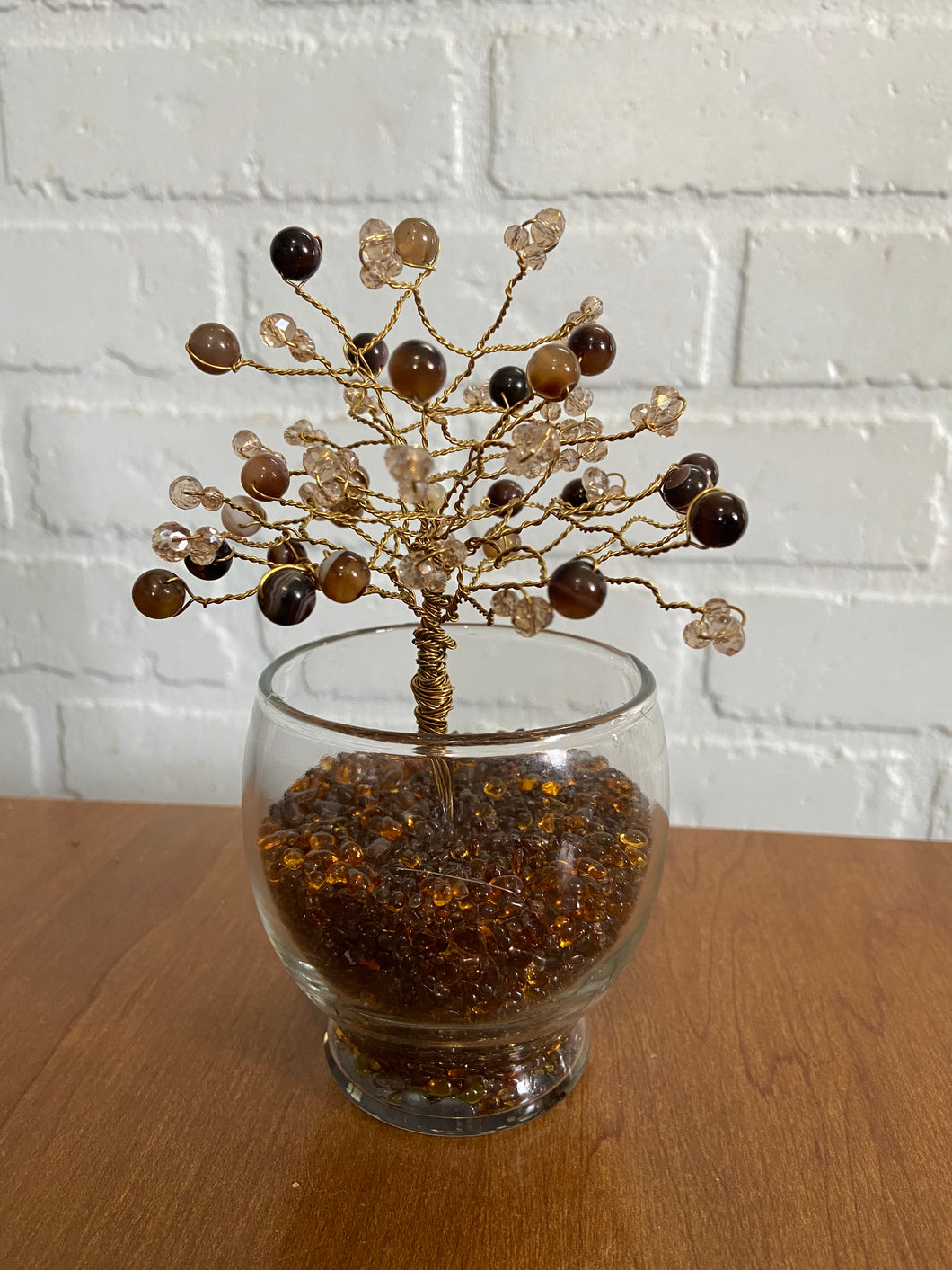 Brown Agates and sparkles