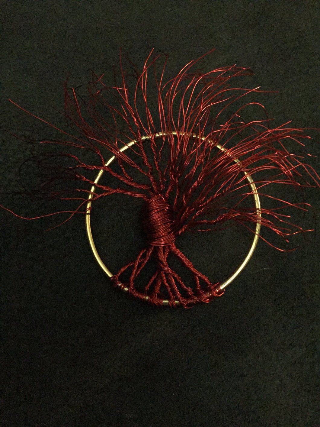 Sun Catcher Red and Gold