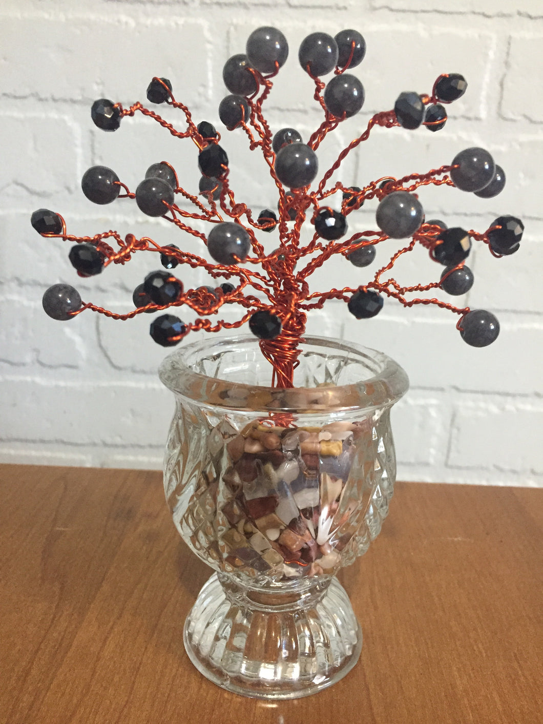 Gray Agates & sparkles