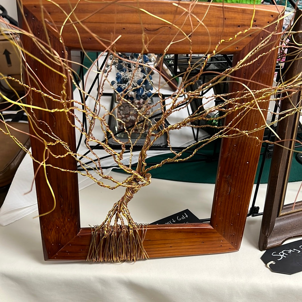 Copper and Gold Frame Tree