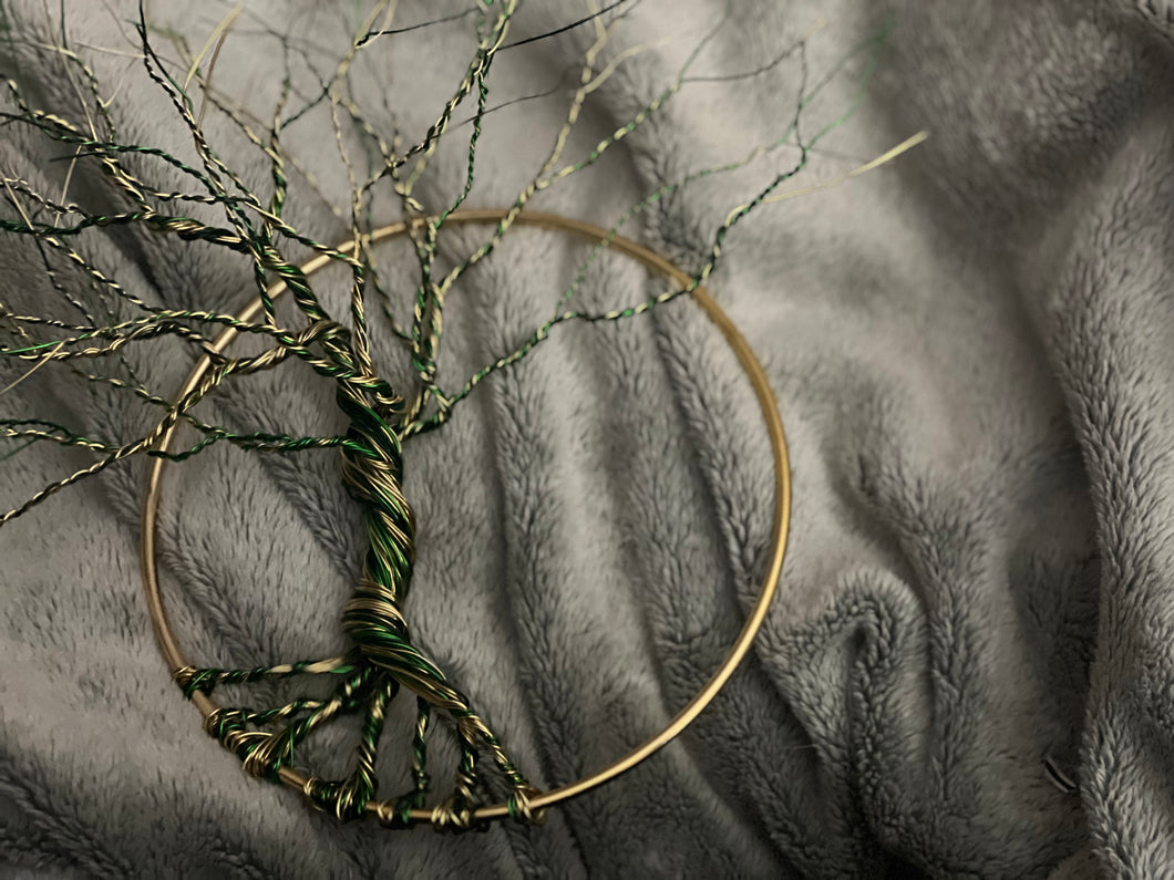 Green&gold suncatcher