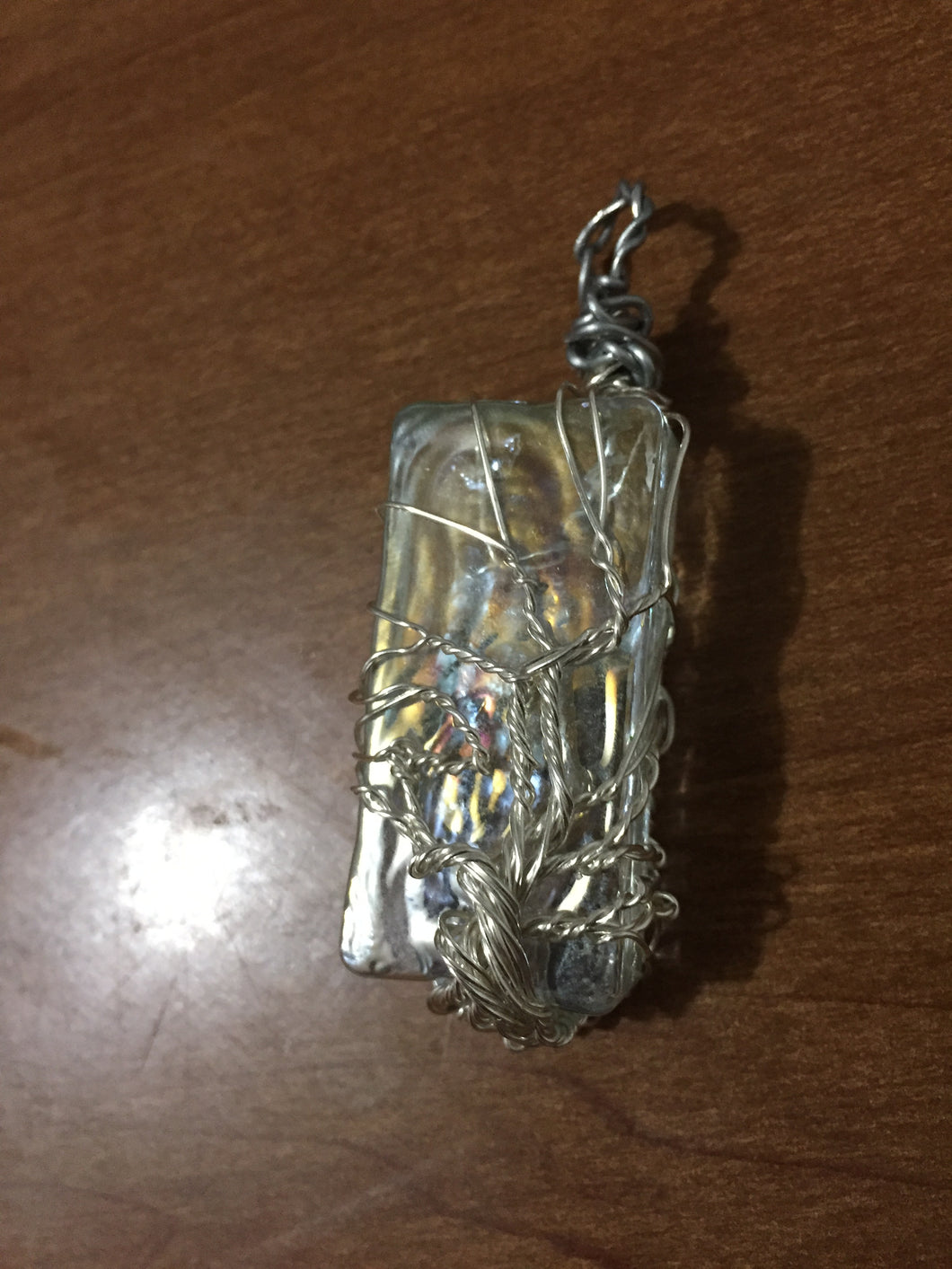 Silver Ice Pendant